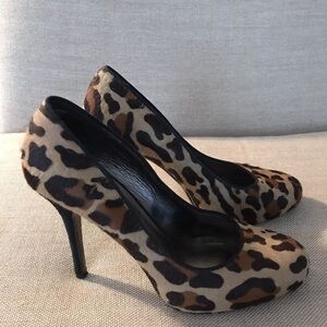 Nanette Lepore Leopard Print Pumps Heels Size 8.5
